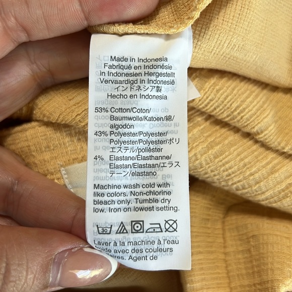 Madewell Cami Button-Front Textured Pickets Midi Dress Size Medium - Picture 12 of 12